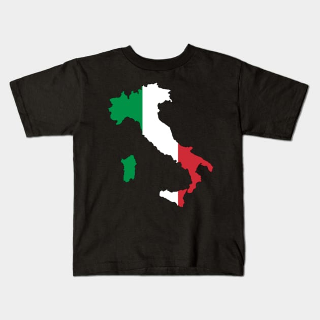 Flag of Italy Kids T-Shirt by Flippin' Sweet Gear